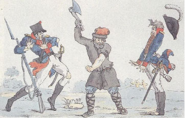 русские гравюры, посвященные войне с Наполеоном